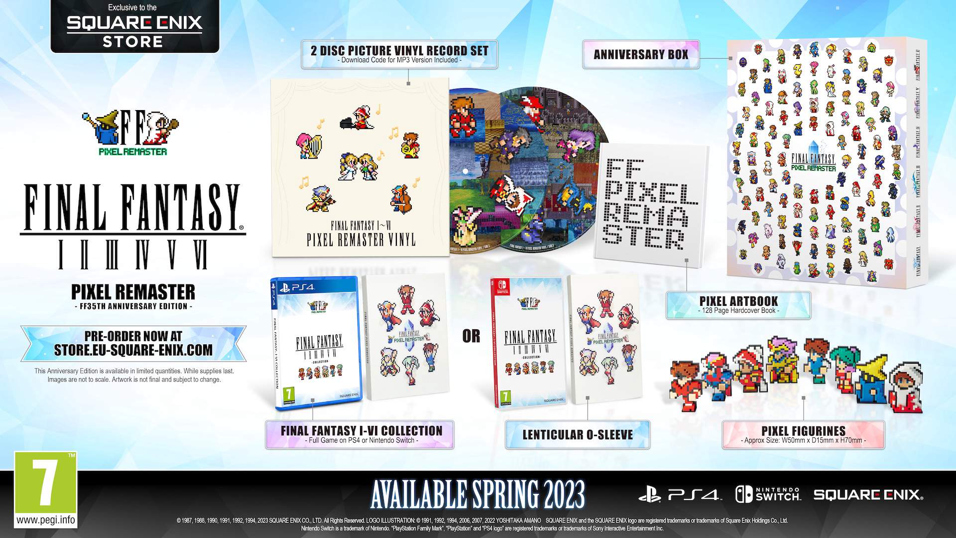 Square Enix menginginkan £245 untuk Final Fantasy 1-6 Pixel Remaster 35th Anniversary Edition